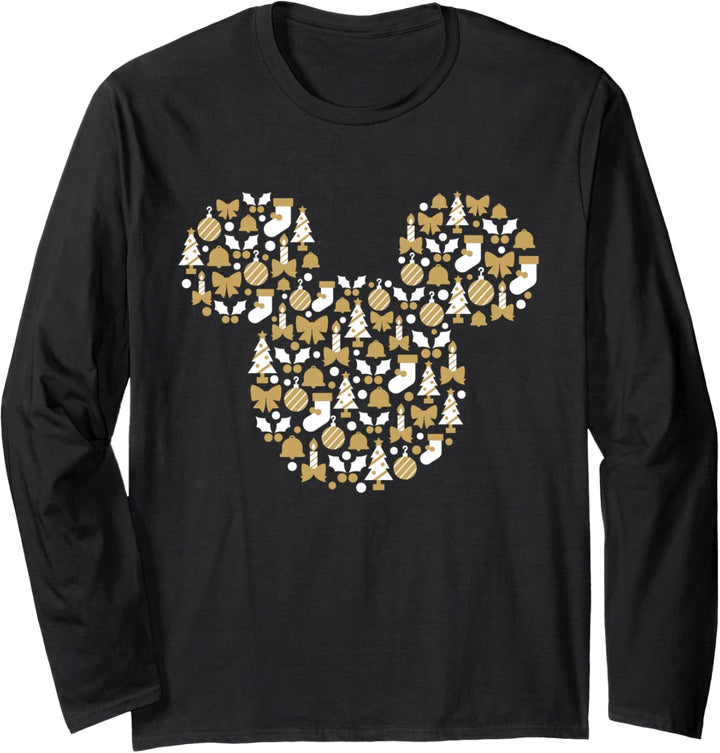 Disney Mickey Mouse Icon Holiday Cheer Langarmshirt