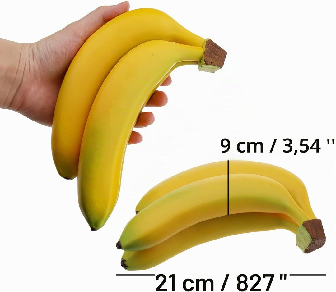 Woration Realistisch Lebensecht Künstlich Banane Strauss Simulation Obst Dekorativ Gefälschte Lebens