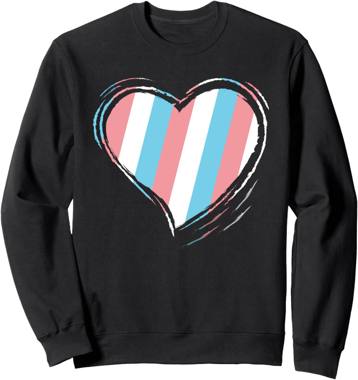 Queer LGBTQIA Transgender Flagge Gay Pride Transsexuell Sweatshirt