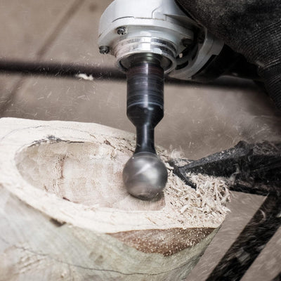 ARBORTECH Ball Gouge | Ø 30 mm Kugel-Hohlmeissel Fräser für Winkelschleifer zur Holzbearbeitung | BA