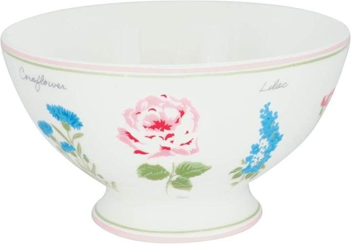 GreenGate Agnes Suppenbowl White 15cm