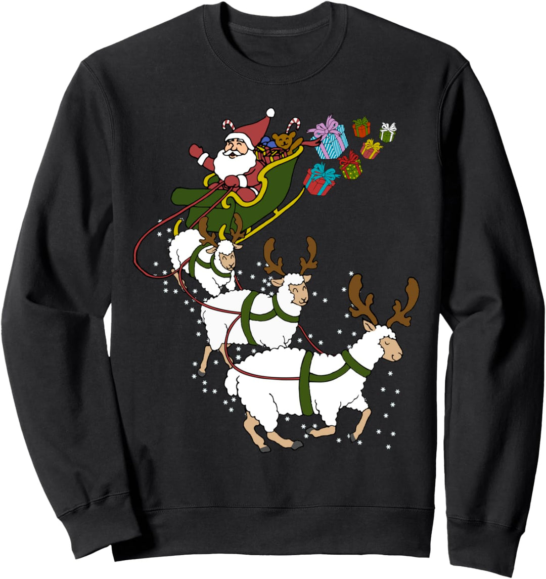 Schaf Weihnachts Sweatshirt