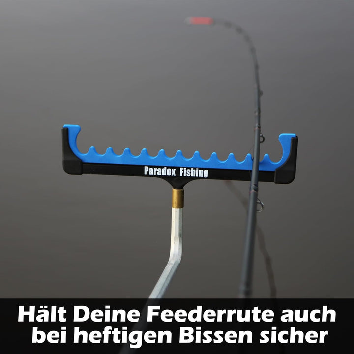 Feederrutenhalter 31cm – Feeder Zubehör Feederrute Feederauflage - Rutenauflage für Feederruten (2x