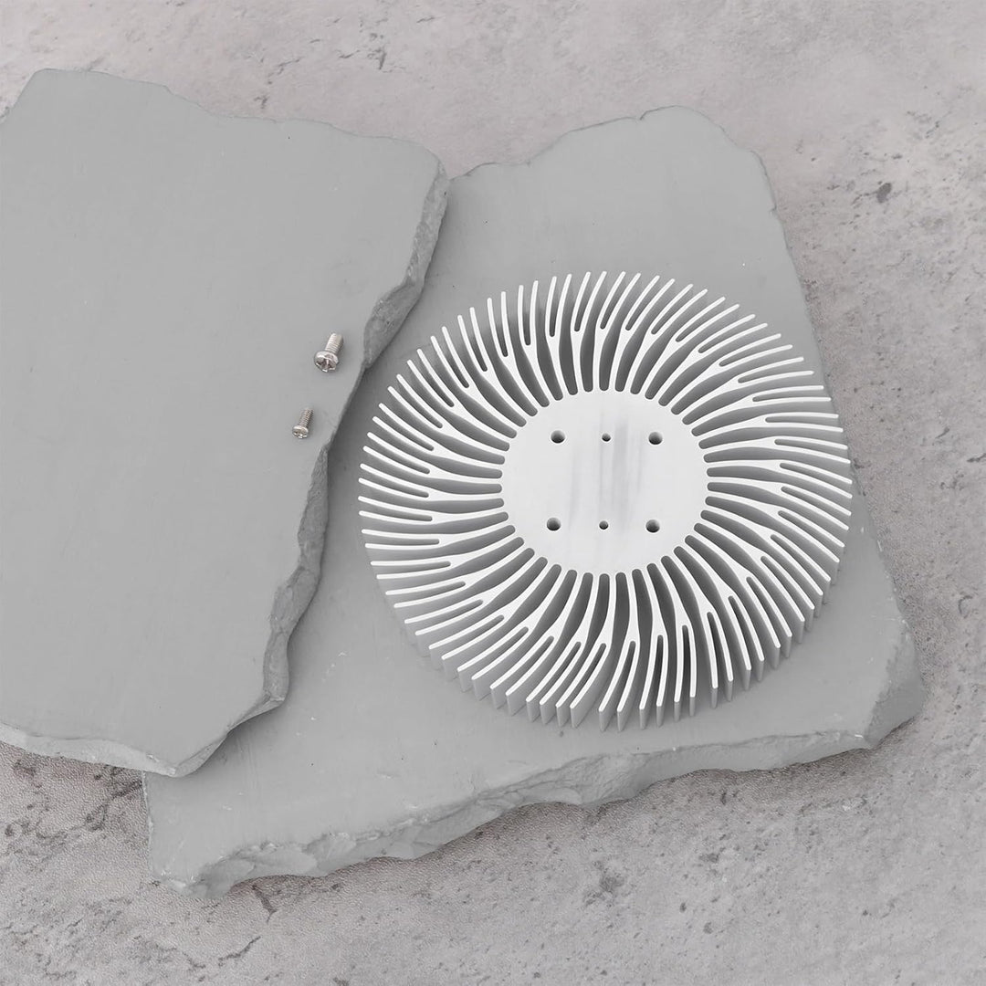 2 Stücke 90mm X 10mm Runde Aluminium Kühlkörper Kühlung 10W LED Licht