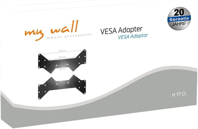 myWall H17CL VESA Adapter 200 x 200 bis 400 x 400 20 Jahre Garantie