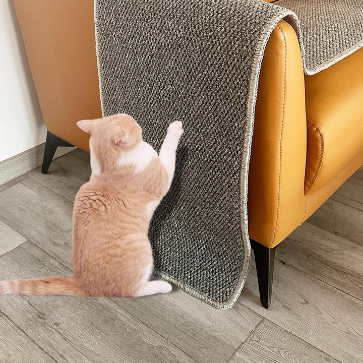 Rainmae Kratzmatte für Katzen, 180 x 40 cm, verdickt, extra gross, Wandmontage, Sisal-Kratzmatte, kr