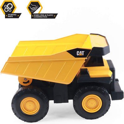 Caterpillar by Funrise 82353 Steel Dump Truck, STEEL DUMP TRUCK