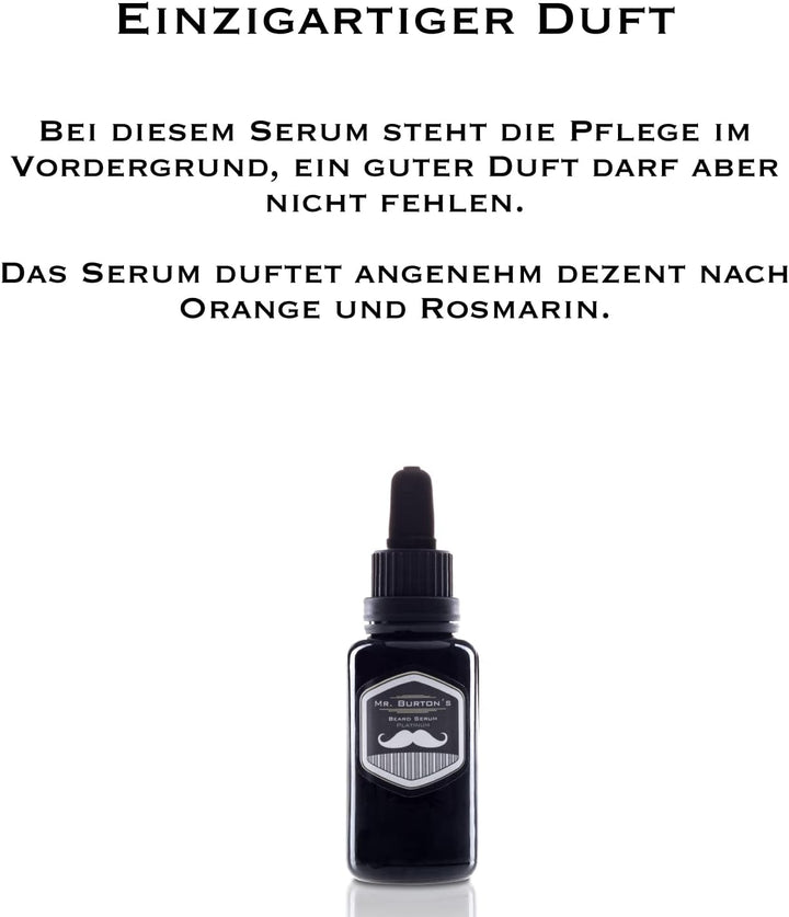 Mr. Burton´s Bartserum Platinum -wöchentliche Kur - der Bartretter - extremste Pflege bei Hitze Kält