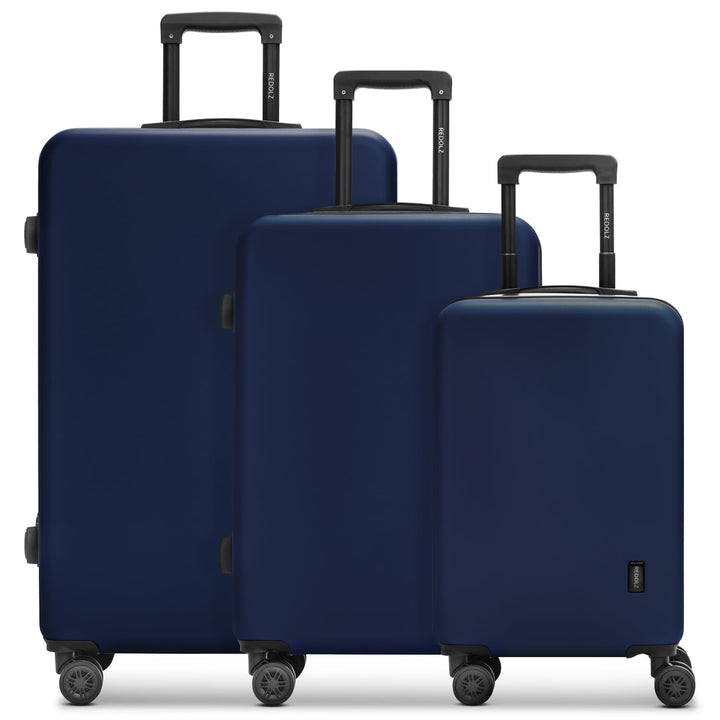 REDOLZ Hartschalen Koffer-Set 3-teilig | Leichte Reise-Trolleys aus hochwertigem, robustem ABS Mater
