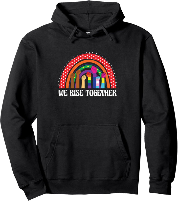 LGBT queer pride social movement women men rainbow Pullover Hoodie