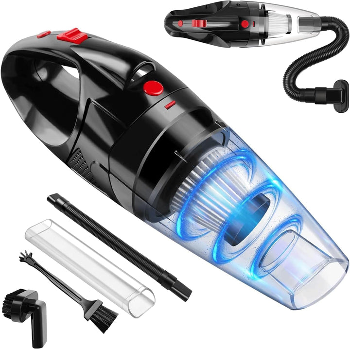 Lucn Handstaubsauger kabellos für Zuhause mit Haustieren, mit Langdüse, mit 2200mAh Batterie, 8000 P