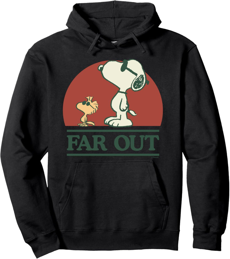 Peanuts Snoopy und Woodstock weit Pullover Hoodie