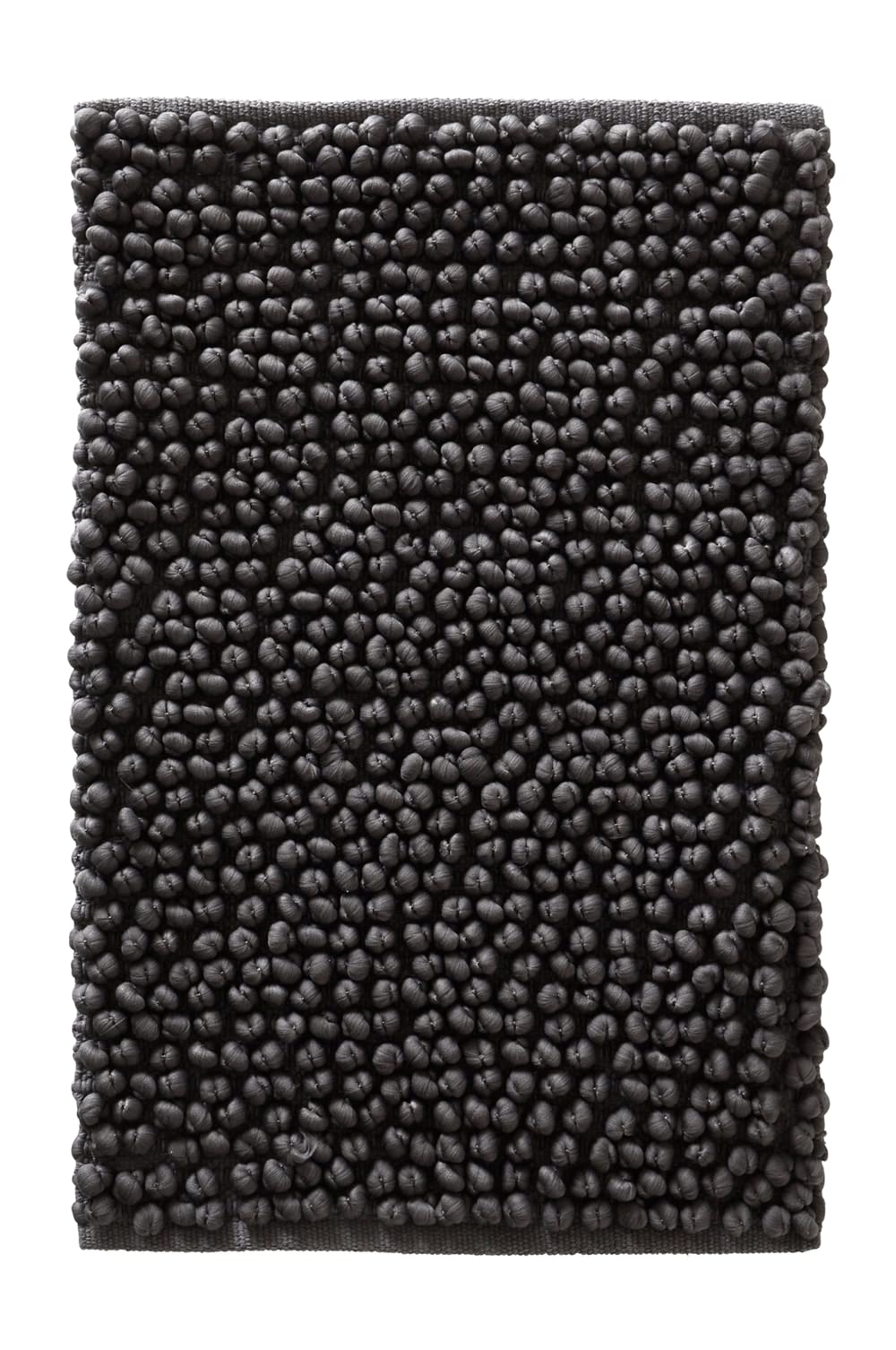 Jotex Hills Badteppich, Popcorn Badematte, Baumwolle und Polyester Mix - Grau, 80x150 cm Grau 80x150
