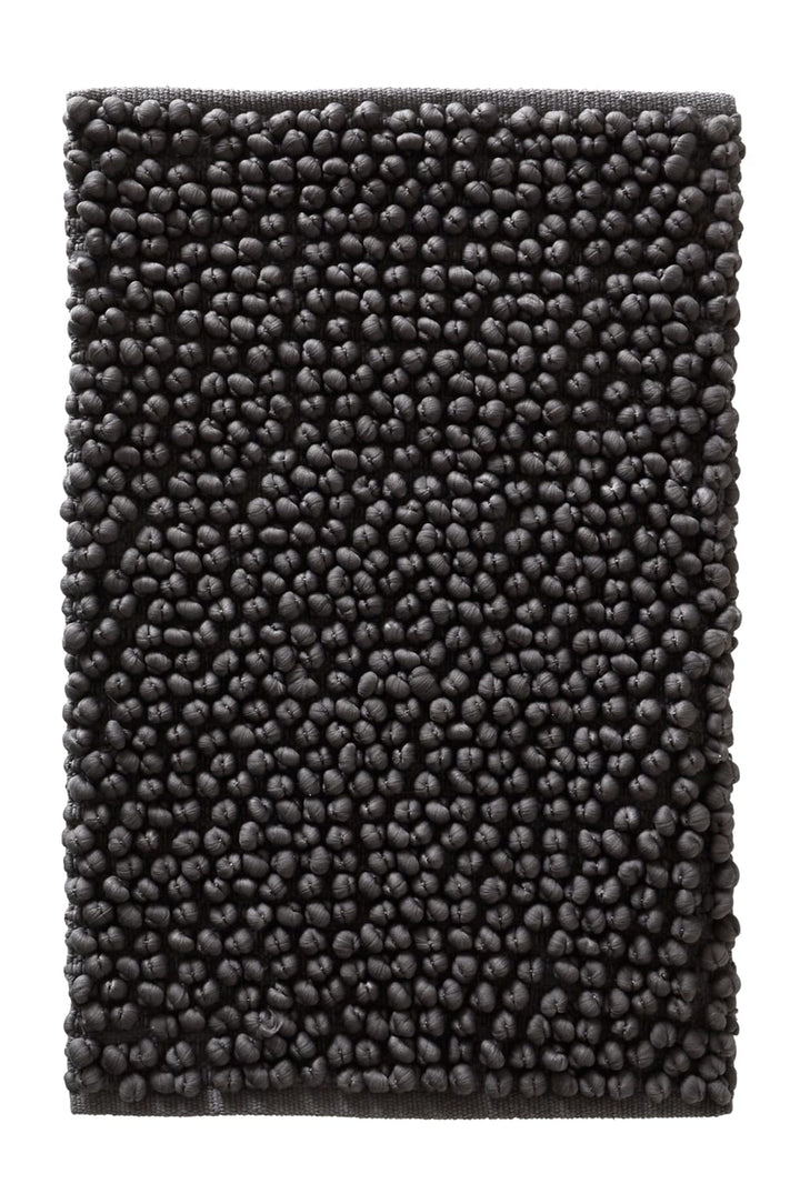 Jotex Hills Badteppich, Popcorn Badematte, Baumwolle und Polyester Mix - Grau, 80x150 cm Grau 80x150