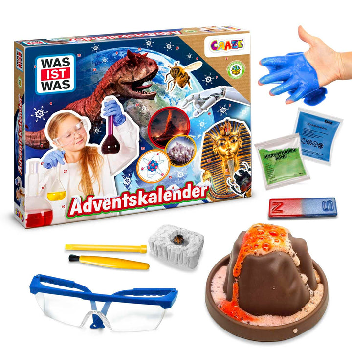 CRAZE was IST was Wissenschaft Adventskalender – Spielzeug-Adventskalender mit Experimenten für Kind