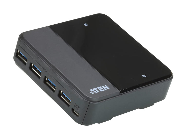 Aten US234-AT USB 3.0-Peripheriegeräte-Switch mit 2-Port schwarz Single, Single