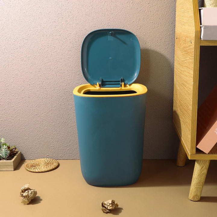 HEMOTON Kompakter Flip Mülleimer Mit Deckel 10.4 Zoll Mülltonne Für Küche Und Schlafzimmer Abfallkor