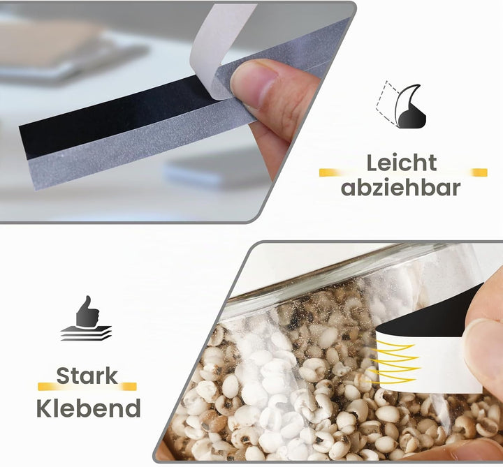 Markurlife TZe 335 TZe-335 Kompatibel mit Brother P touch Bänder Weiss auf Schwarz TZe TZ Tape 12mm