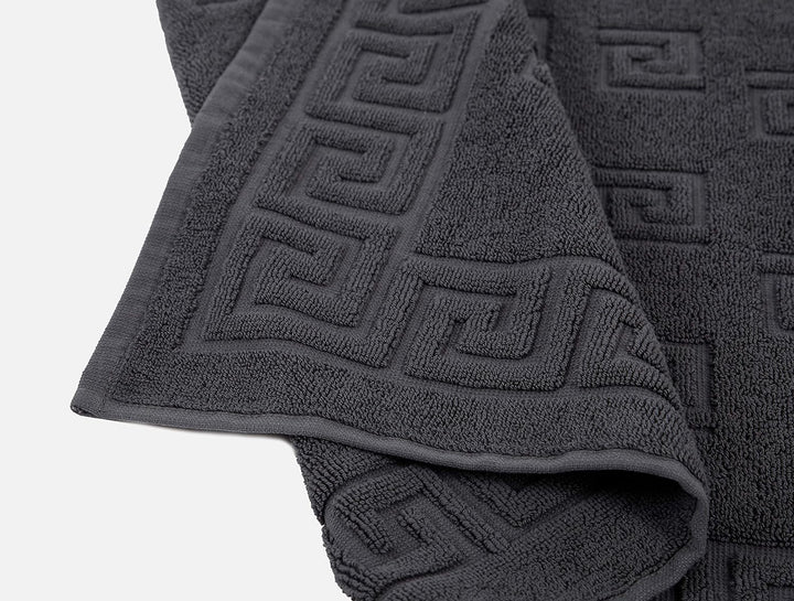 Arle-Living Luxus Medusa Duschvorleger im 2er Pack 50x80 cm - feinste Baumwolle/Jacquard Webung/Hoch