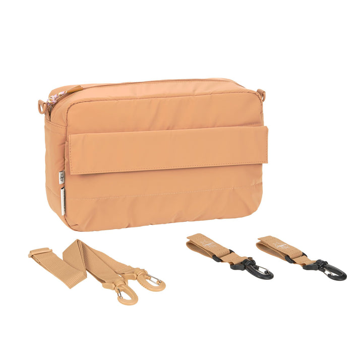 LÄSSIG Kinderwagentasche Buggy Organizer mit Befestigung Camel, Camel