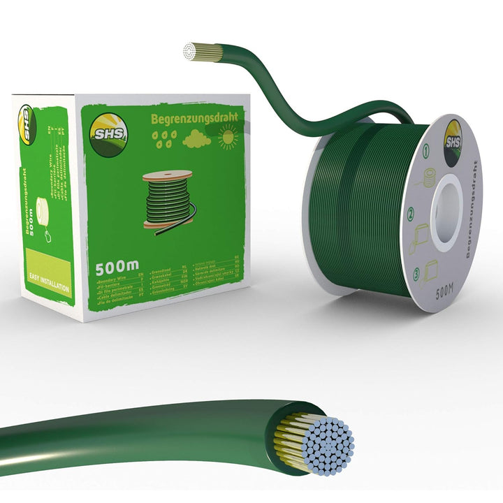 500m Begrenzungskabel für Mähroboter Rasenmäher Rasenroboter Zubehör SET Begrenzungsdraht für Suchka