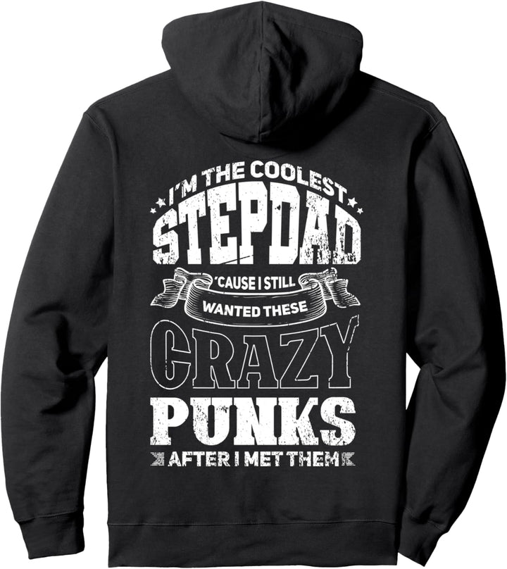 Lustiges Bonus Stiefpapa Design für Stiefvater Pullover Hoodie