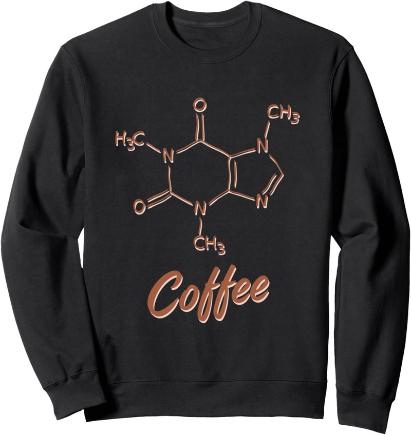 Kaffee Chemische Element Verbindung Koffein | Boho Sweatshirt