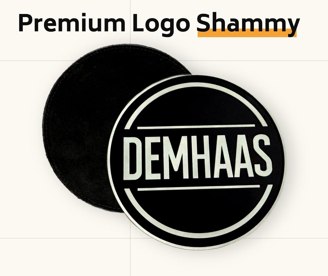 Bowling Leder Shammy – Doppellagiges Wildleder mit 3D-Gummilogo – Reinigungstuch für Bowlingkugeln –