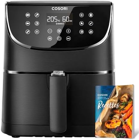 COSORI Heissluftfritteuse 5,5L XXL Friteuse Heissluft Fritteusen ohne Öl, Airfryer mit Digitalem LED