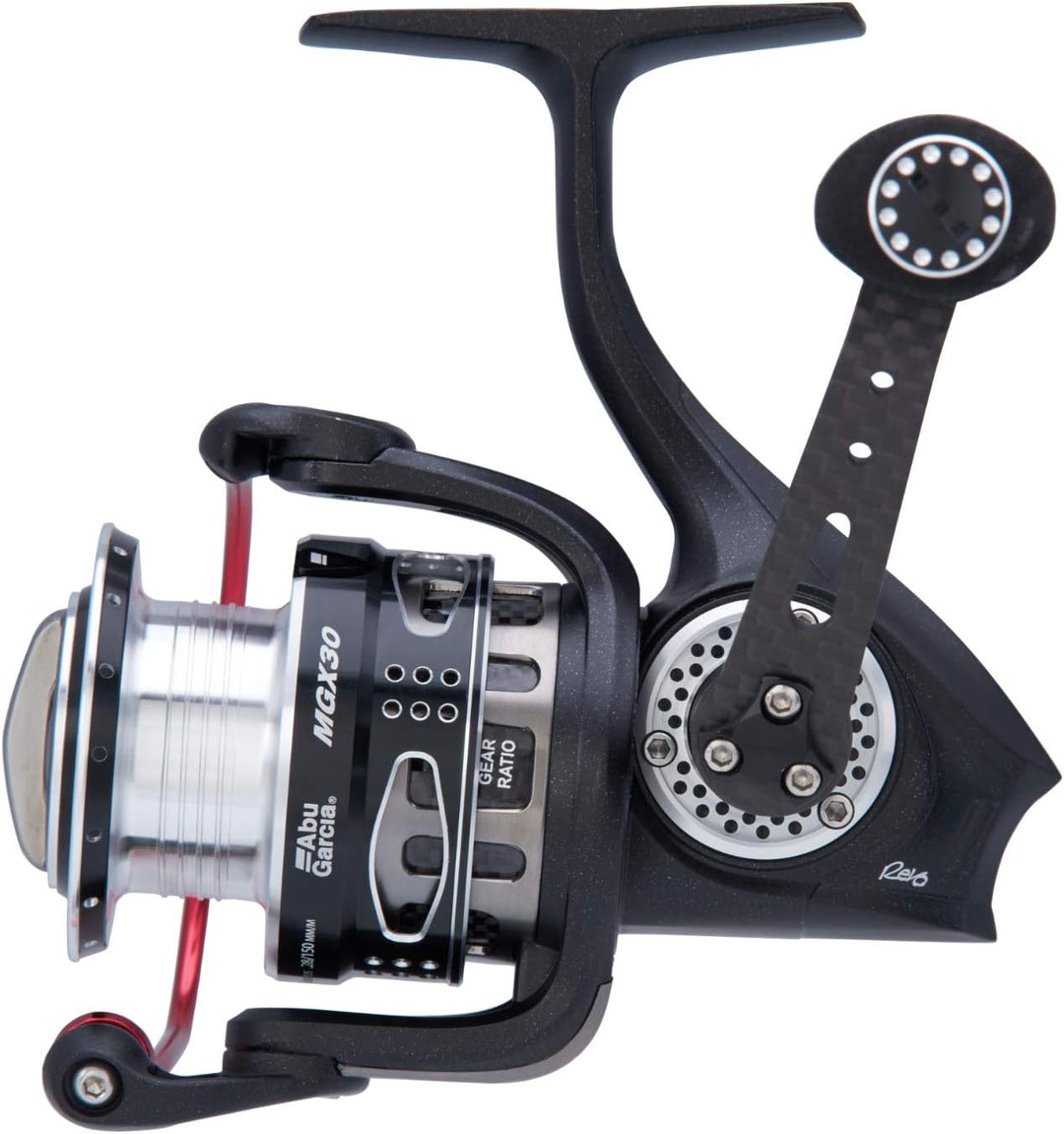 Abu Garcia Revo MGX Spinnrolle – 11 Kugellager, Carbon-Matrix-Bremse, Drop Shot Keeper – Zum Süsswas