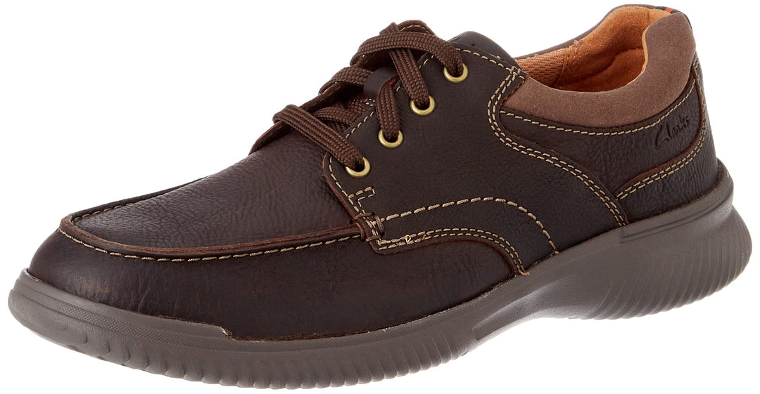 Clarks Herren Donaway Edge Oxford 40 EU Brown Leather, 40 EU Brown Leather