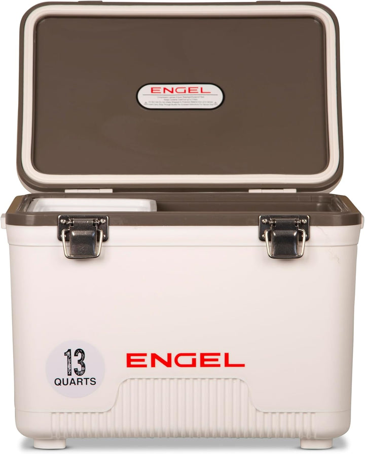 ENGEL Kühlbox 13qt (12,3 Liter) Auslaufsicher, Luftdicht, Tragbare Kühlbox für Camping, Angeln, Wand