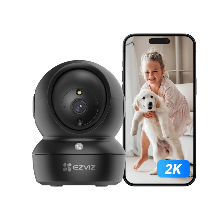 EZVIZ 2K WLAN Überwachungskamera Innen, 360º PTZ Indoor Kamera mit Personenerkennung und -verfolgung