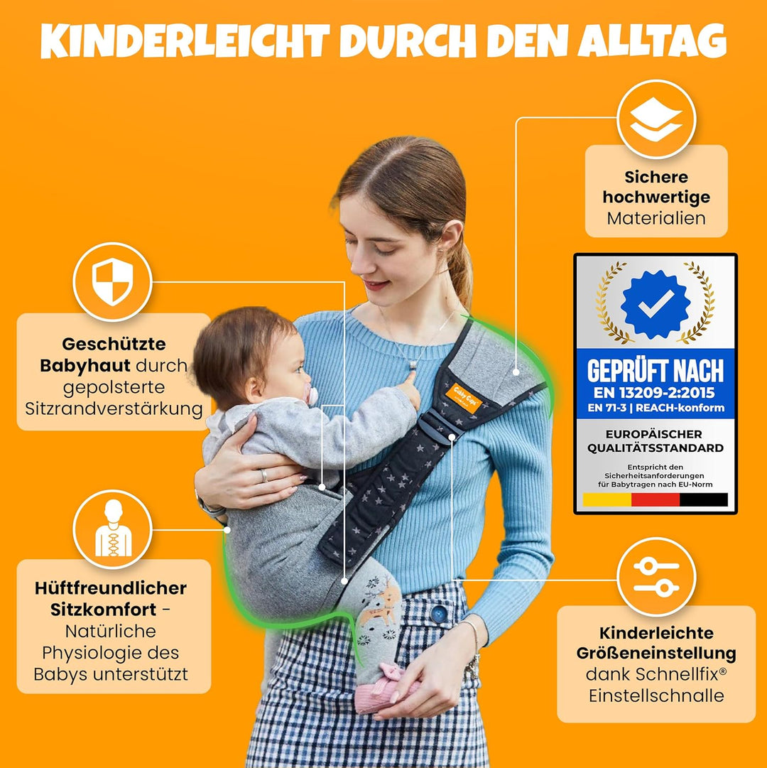 GUBBY GUPS® Ergonomische praktische Babytrage V1.0 für schnelle Einsätze von Family-Land.de® - Trage