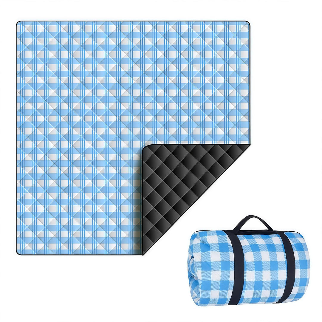 Anise Star Picknickmatte 200 x 200 cm wasserdicht isoliert | Fünfschichtig Blau 200*200cm 200.0 Zent
