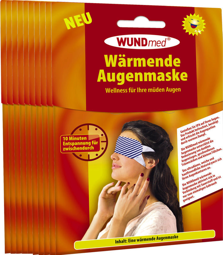 Wärmende Augenmaske | Augenpflege - Anti Falten, Tränensacke, Augenringe und Kopfschmerzen | Augenpf