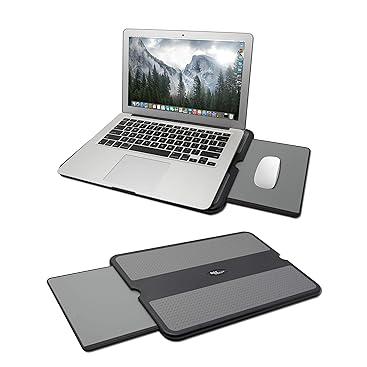 MAX SMART Laptop-Schosspolster Laptop Underlay Notebook Cushdesk Kniekissen Unterlage mit Retractabl