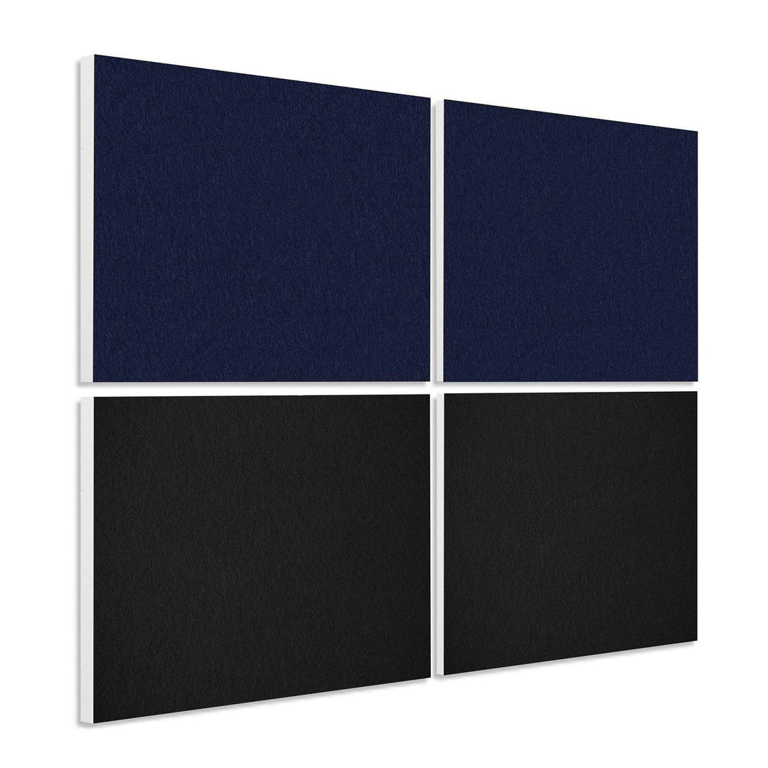 platino24 Schallabsorber COLORE aus Basotec G+ I Akustikpaneele mit Akustikfilz I 4 Wand-Paneele in