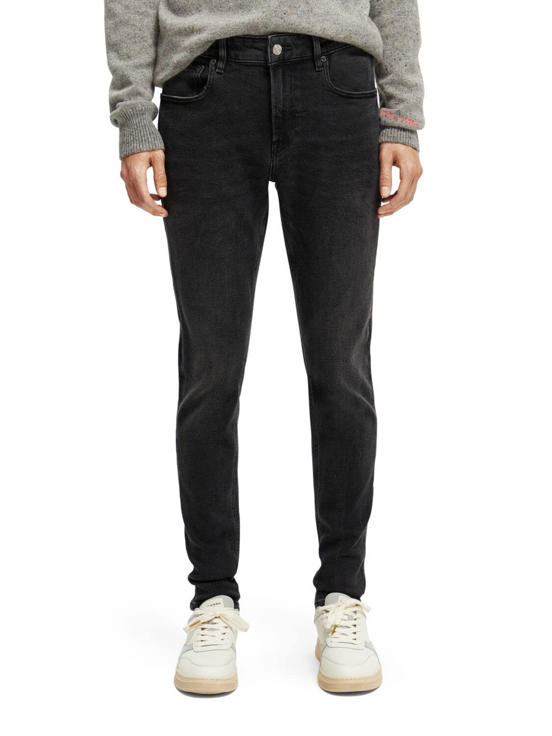 Scotch & Soda Herren Skim Skinny Fit Jeans 31W / 34L Carbon, 31W / 34L Carbon