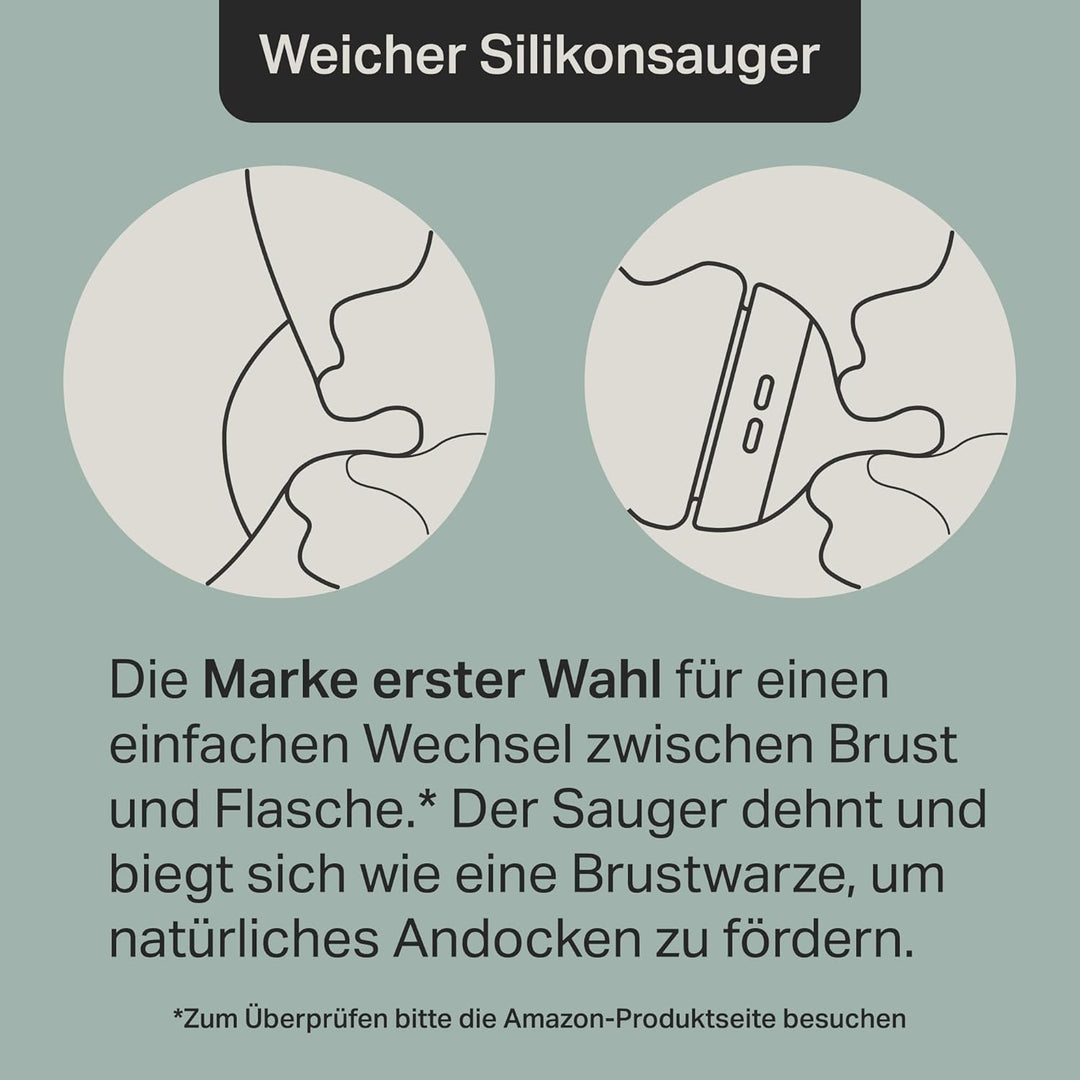Tommee Tippee Anti-Kolik-Starterset für neugeborene Babys mit Kolik, 150-ml- und 260-ml-Babyflaschen