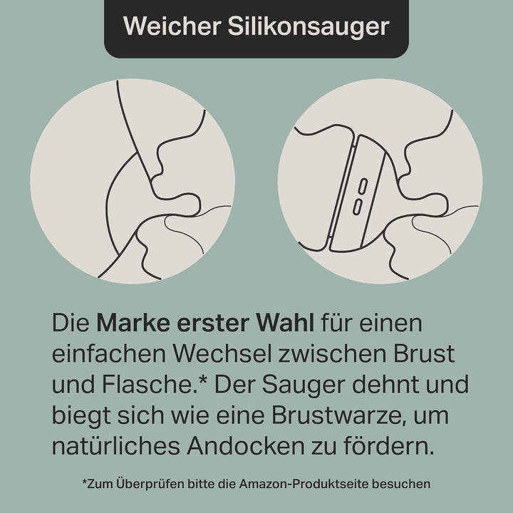 Tommee Tippee Anti-Kolik-Starterset für neugeborene Babys mit Kolik, 150-ml- und 260-ml-Babyflaschen