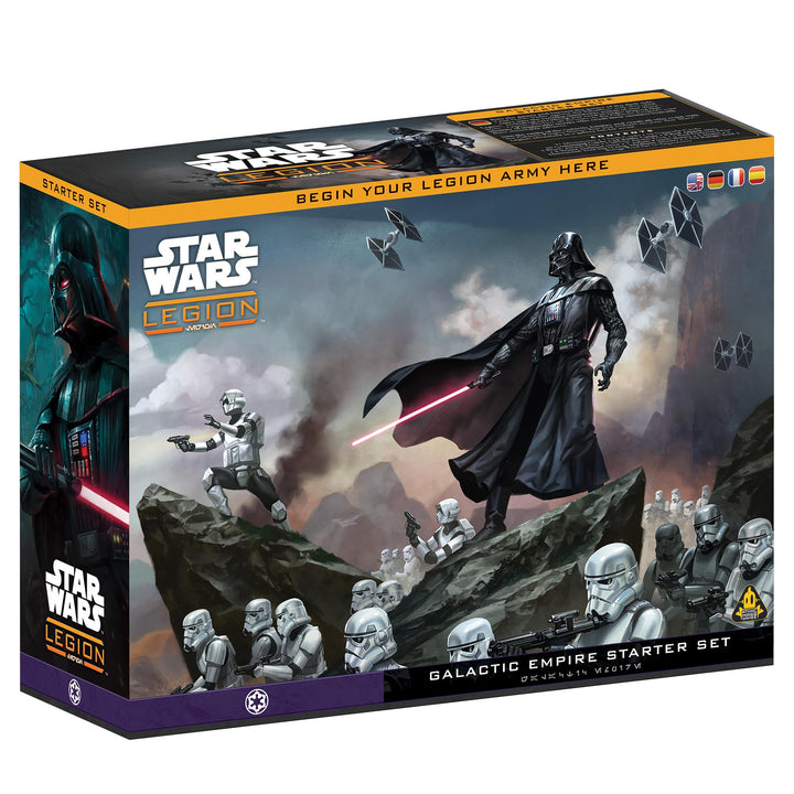 Asmodee, Star Wars: Legion – Galactic Empire Starter Set (Galaktisches Imperium-Starterset), Atomic