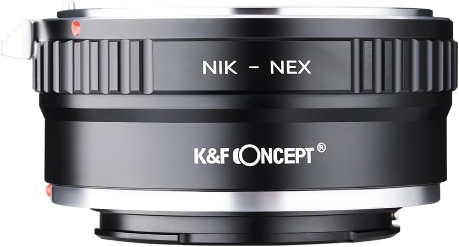 K&F Concept Nikon-NEX Objektiv Adapter Objektiv Adapterringe für Nikon AI AI-S F Objektiv auf Sony E