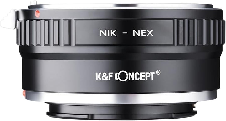 K&F Concept Nikon-NEX Objektiv Adapter Objektiv Adapterringe für Nikon AI AI-S F Objektiv auf Sony E