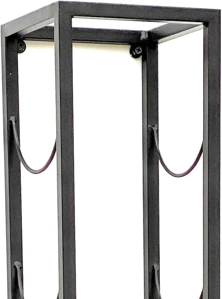 DanDiBo Handtuchhalter Bad Wand Metall Schwarz 96243 Modern Handtuchregal Wandmontage Wandhandtuchha