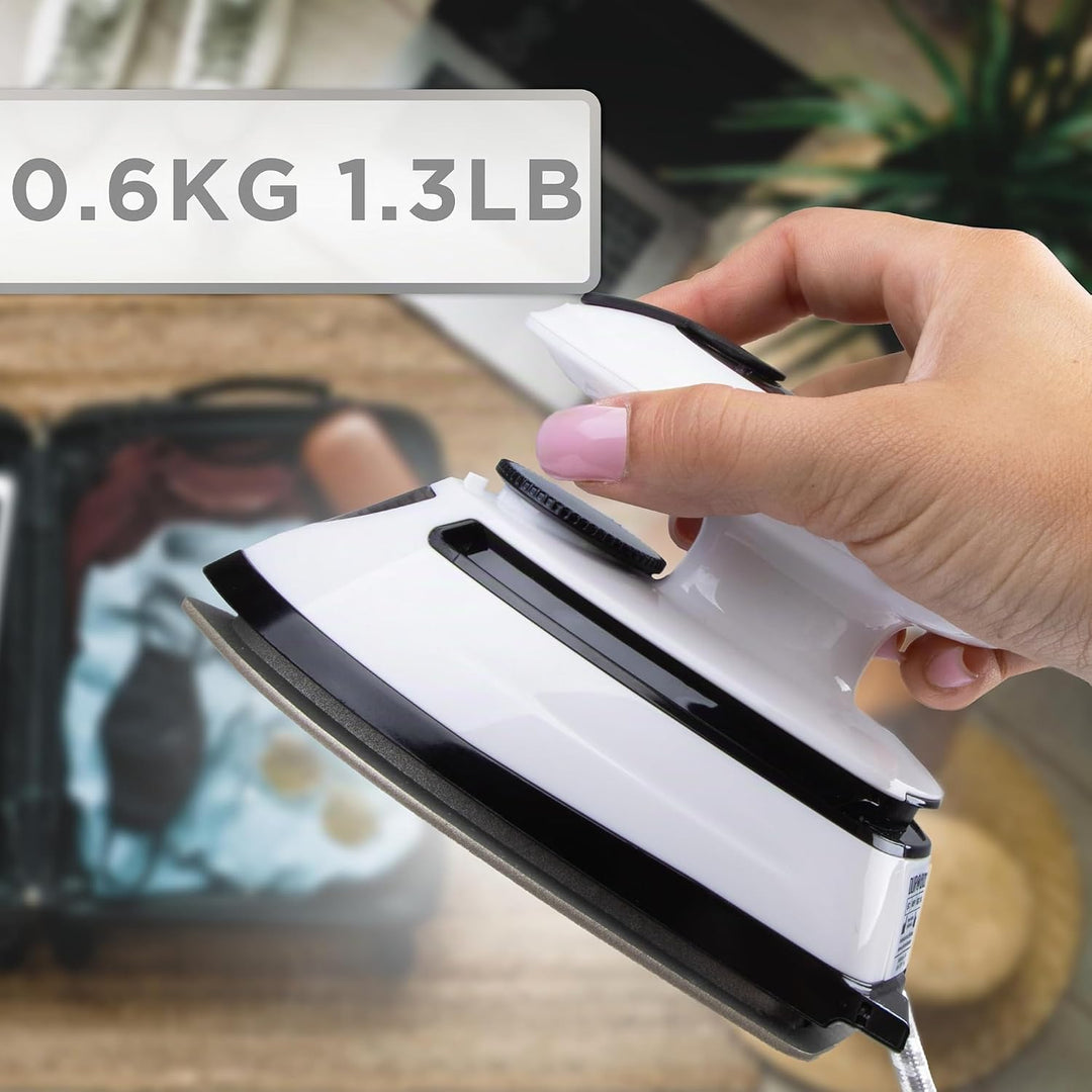 Duronic SI4 WB Mini Reisebügeleisen, 420W Mini Bügeleisen, Dampfbügeleisen 30ml Wassertank, kleines