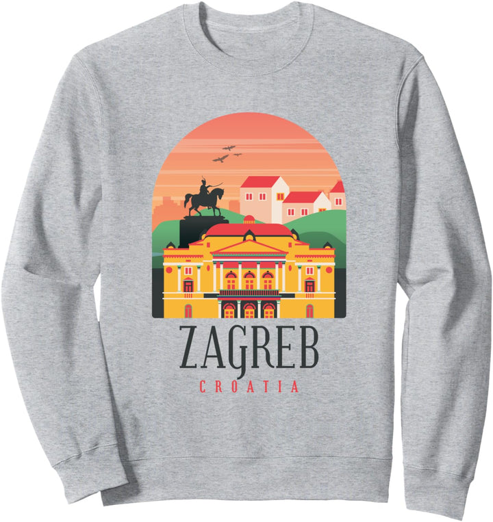 Kroatien Kroatien Flagge Hrvatska Zagreb Sweatshirt
