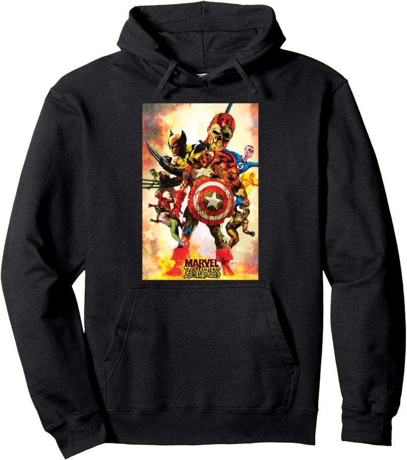 Marvel Zombies Group Shot Poster Pullover Hoodie
