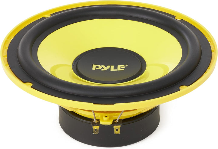 Pyle Auto Lautsprecher 8" Midbass – 600W, 4 Ohm Woofer mit 40oz Magnet, 3.1" Tiefe Klare Klangqualit