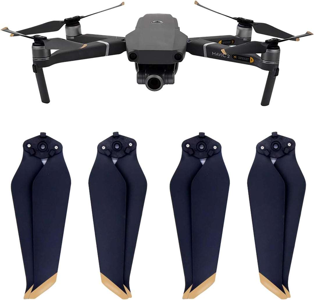 4 Paar Mavic 2 Pro/Mavic 2 Zoom Propeller Ersatzpropellerblätter Geräuscharmes Quick-Release 8743F F